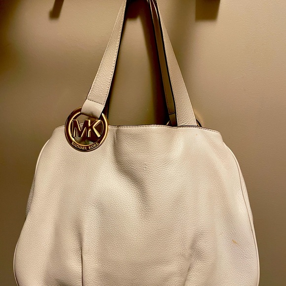 Michael Kors Handbag, Cream colour with Gold hardware - Picture 1 of 5